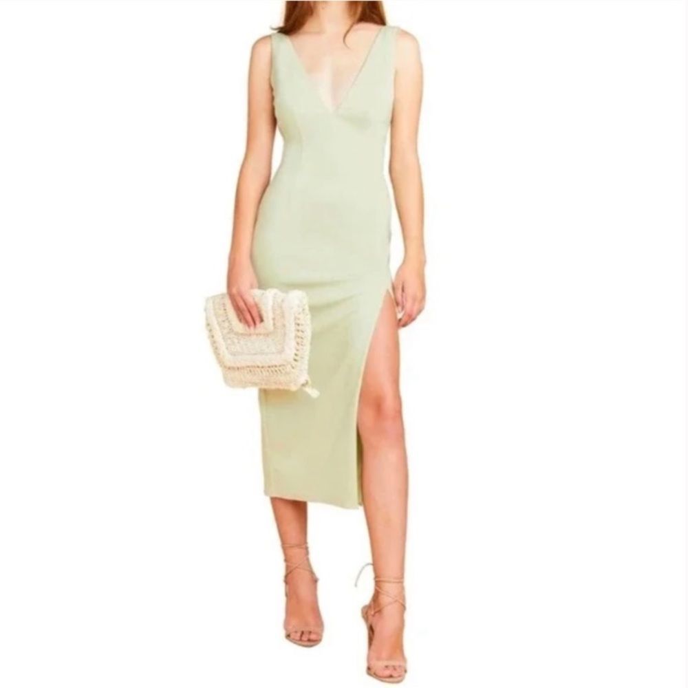 Katie May Caliente Midi Dress in Sage | Size XS